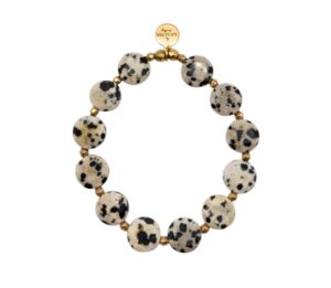 Bransoletka Jaspis Dalmatyński CLASSY DOTS