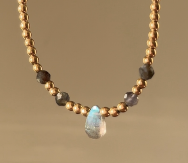 Naszyjnik Labradoryt AURORA ELEGANCE