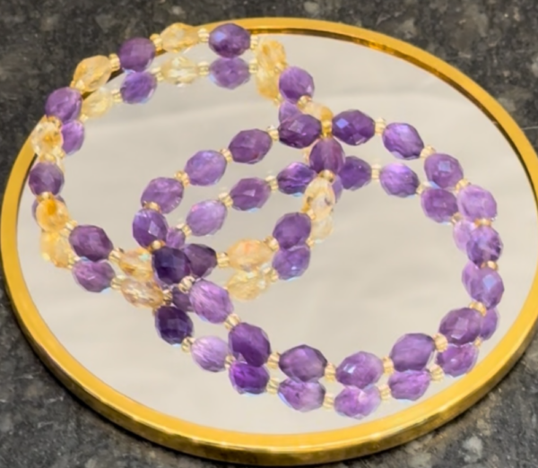 Bransoletka Ametyst ROYAL AMETHYST