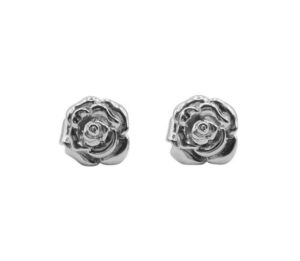 Kolczyki stal szlachetna róża SILVER ROSE
