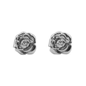 Kolczyki stal szlachetna róża SILVER ROSE