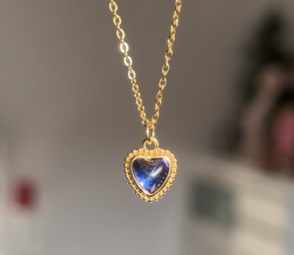 Naszyjnik z zawieszką serce wszechświat HEART OF UNIVERSE
