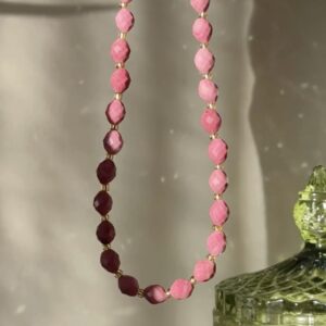 Obraz 26.02.2026, godz. 21.58 Naszyjnik Rodonit ROYAL RHODONITE