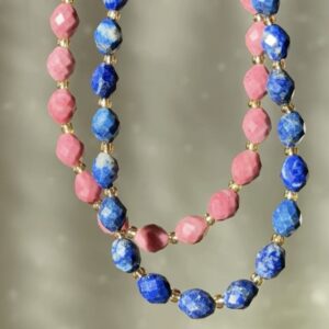 Obraz 26.02.2026, godz. 22.03 Naszyjnik Rodonit ROYAL RHODONITE