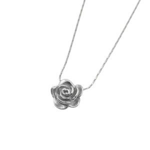 Photoroom_20260221_163037 Naszyjnik z zawieszką róża SILVER ROSE