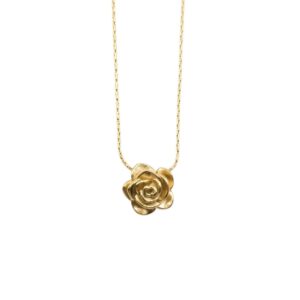 Naszyjnik z zawieszką róża GOLDEN ROSE