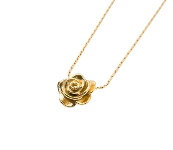 Naszyjnik z zawieszką róża GOLDEN ROSE