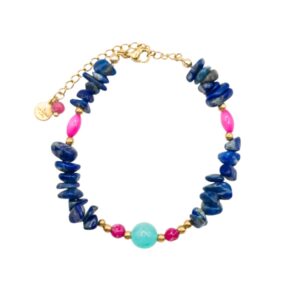 Bransoletka Lapis Lazuli & Jadeit The wisdom of color
