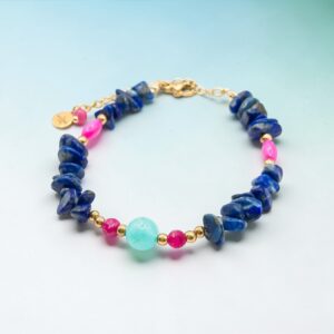 Bransoletka Lapis Lazuli & Jadeit The wisdom of color