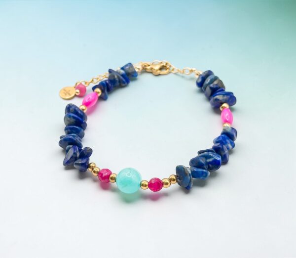 Bransoletka Lapis Lazuli & Jadeit The wisdom of color