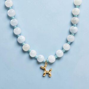 Naszyjnik Angelit BLUE SKY DOGGY