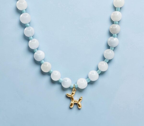 Naszyjnik Angelit BLUE SKY DOGGY
