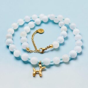 Naszyjnik Angelit BLUE SKY DOGGY