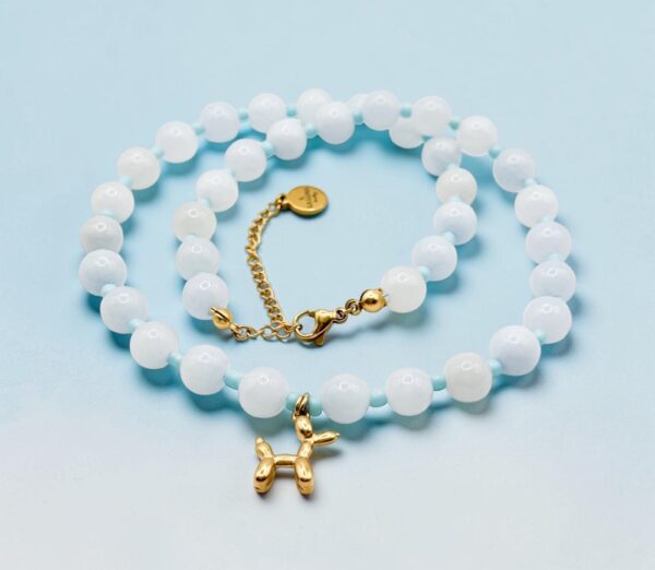 Naszyjnik Angelit BLUE SKY DOGGY